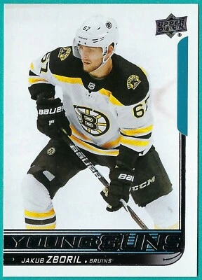 2018/19 Upper Deck card # 498 of Jakub Zboril - Boston Bruins (Rookie) - Image 1 of 2