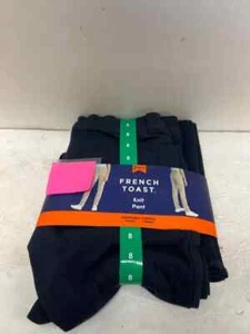 French Toast Girls 2 Pack Stretch Knit Pants School Uniform Navy Size 8 - Picture 1 of 2