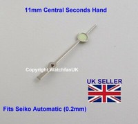 Watch Seconds Hand Green Lume Fits Seiko 7S26 6309 NH36 ETA  Etc