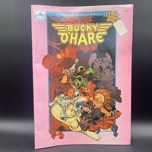 Libro de pegatinas gigante Bucky O'Hare vintage 1991 NUEVO - Imagen 1 de 5