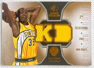 2007-08 Upper Deck SP Rookie Threads Kevin Durant Rookie Card Patch SuperSonics - Picture 1 of 2