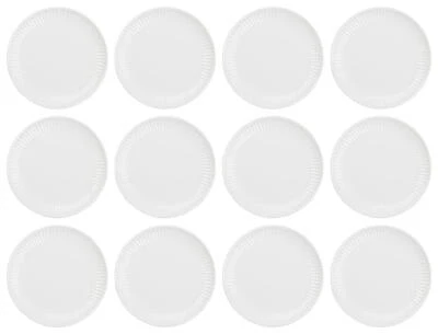 12er Set Frühstücksteller, Brotteller MYNTE Pure White weiß D. 19,5cm Ib Laursen - Bild 1 von 4