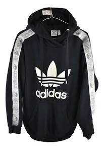Adidas Womans Graphic Logo Sweatshirt Hoody Jersey Jumper Sports Size 14 - Picture 1 of 8