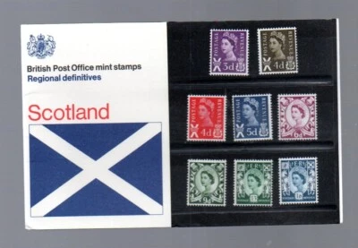 (V1157) 1970 ROYAL MAIL PRESENTATION PACK SCOTLAND  LOW VALUES PACK 23 - image 1 of 2