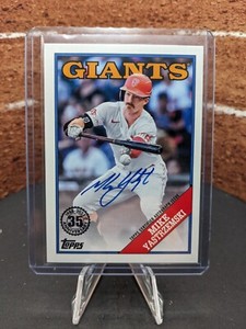 2023 Topps Update Mike Yastrzemski On Card Autograph GIANTS 88BA-MY