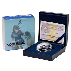 ESPAÑA 10 euro plata 2024 proof 200 ANIVERSARIO  POLICÍA NACIONAL multicolor - Imagen 1 de 3
