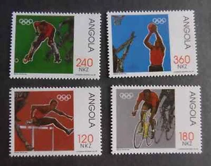 Angola 1992 Juegos Olímpicos ciclismo baloncesto SG994/7 sin montar como nuevo MNH UM - Imagen 1 de 1