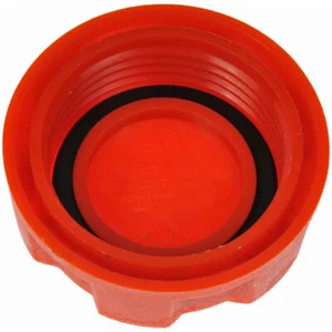For Volvo VHD/VNL 2007-2015 Engine Oil Filler Cap | Red Plastic Round | Screw On - Picture 1 of 2