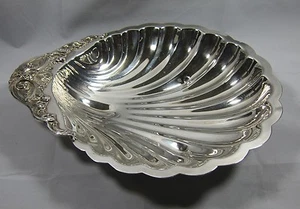 Large Trademark 1883 F.B. Rogers Silverplate Clam Shell Bowl, Post-1940 - Picture 1 of 9