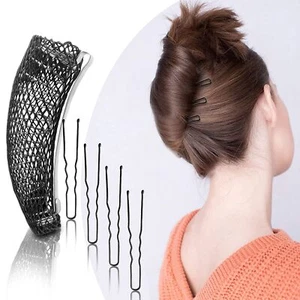 French Twist Hair Styling Roll Clip Juda Tool & Accessories Bun Net For Women - Picture 1 of 5