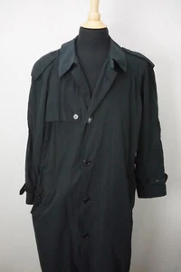 Brioni Vintage Navy Blue Mens Overcoat Trench Sz 50 EU 40 US - Picture 1 of 8