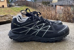 The North Face Ultra Endurance Black Woven Hiking Shoes Men’s Size 8.5 Gore Tex - Picture 1 of 9