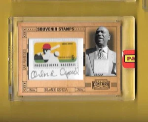 2010 Panini Century Auto Stamp Souvenir ORLANDO CEPEDA HOF 1/10 Rare!  - Picture 1 of 1