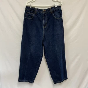 Vintage History Iceberg 36 Blue Carpenter Jeans Wide Leg Denim Hip Hop Y2K Skate - Picture 1 of 10