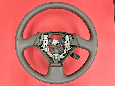 1999-2003 LEXUS RX300 LEATHER STEERING WHEEL BEIGE CRUISE EQUIPPED USED OEM - Image 1 of 4