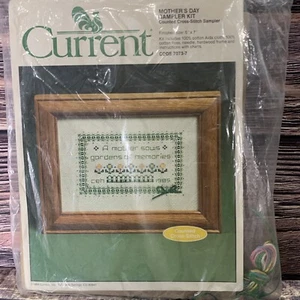 Kit de muestreador de punto de cruz contado para el Día de la Madre marco actual 7073-7 5x7 pulgadas - Imagen 1 de 10