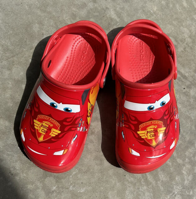 Crocs Lightning McQueen Disney Pixar Cars Piston Cup Red Toddler Size C12 12