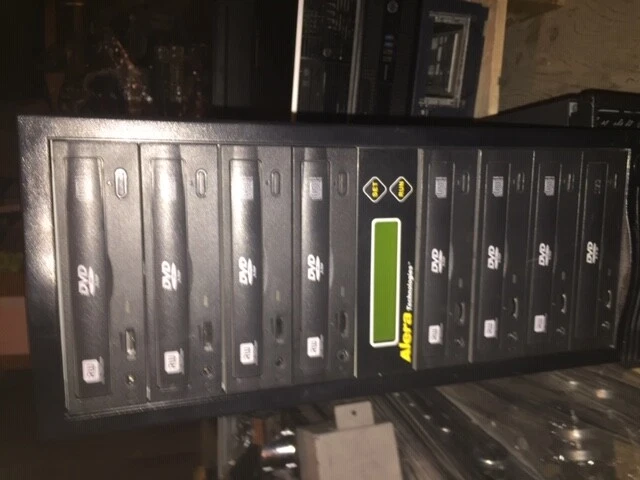 Aleratec 1:7 DVD CD Copy Tower Duplicator Copier Burner Black - Image 1 of 2