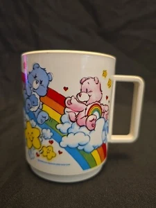 Care Bears Vintage Deka American Greetings 1983 plastic Cup Nice Graphic Rainbow - Picture 1 of 10