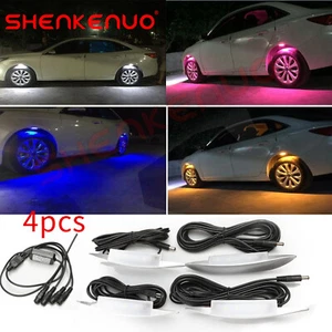 Automobile led wheel arch lamp, Wheel decorative lights Atmosphere lamp 4pcs A+ - Picture 1 of 30