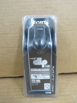 NUEVO Antiguo Stock Clásico 2007 Coby Reproductor de Audio MP3 1 GB Clip Negro SELLADO Foto 1 de 4