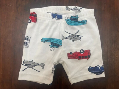 Pantalones Cortos Carter's Baby Boys Vehículos Coloridos 100% Algodón Ajustados PJ Blanco 6M Foto 1 de 3