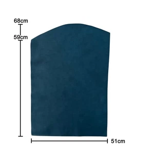 #621 Lederstück dunkelblau Rindnappa Reststück Bastelleder Lederreste - Bild 1 von 1