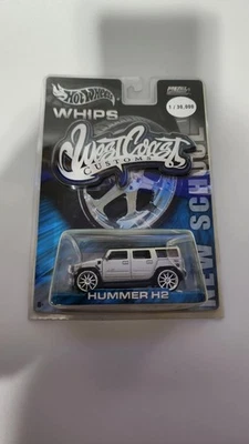 Hot Wheels West Coast Customs Whips Hummer H2 1/30.000. Plata 2004 Foto 1 de 2