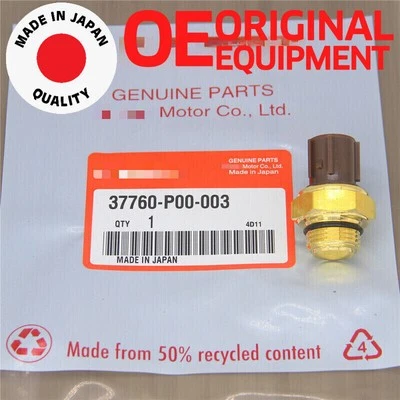 Interruptor del ventilador de refrigeración del radiador 37760P00003 apto para Acura Honda Accord Civic CR-V Foto 1 de 4