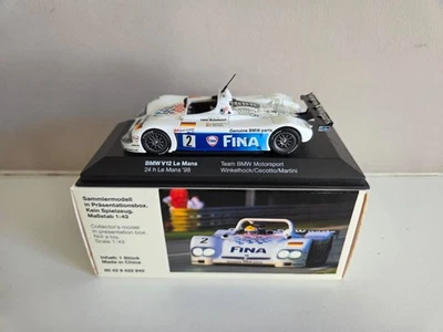 Minichamps 1/43 BMW V12 Winkelhock/Cecotto/Martini - #2 Le Mans 1998 - Conces... - Immagine 1 di 4