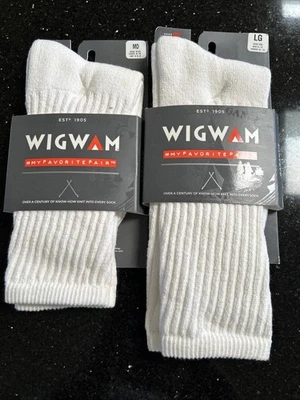Calcetines Wigwam Crew para unisex talla M, L - blancos, Foto 1 de 3