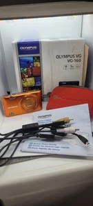 Compact digicam Olympus VG-160 Orange (includes original box + card and battery) - Picture 1 of 7