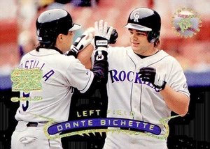 1996 STADIUM CLUB EXTREME PLAYERS GOLD PARALLEL #336 DANTE BICHETTE NM COND - Picture 1 of 2