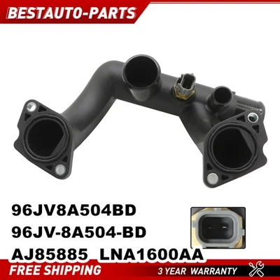 For Jaguar Vanden Plas, XJ8, XJR, XK8 Coolant Outlet Pipe AFTERMARKET AJ85885 - Image 1 of 4