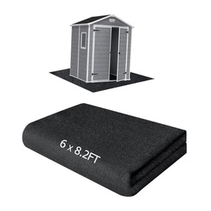 Outdoor Storage Shed Floor Mat, 6 * 8.2FT Waterproof Washable Garden 6 x 8.2 FT - Picture 1 of 8