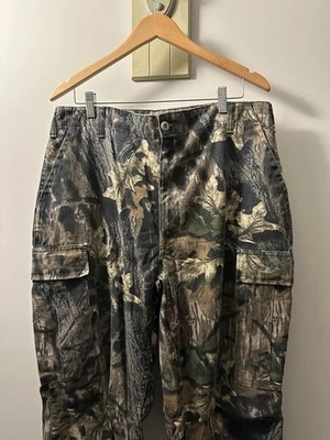VTG 90’s Rattlers Camo Hunting Pants Men’s Size Large Made In USA Realtree - Image 1 of 4