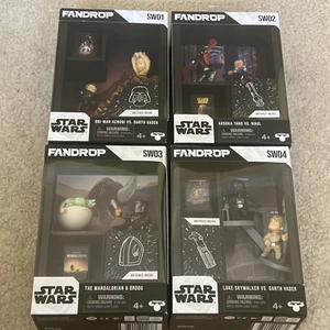 Star Wars FANDROP SW01 SW02 SW03 SW04 Juego de 4 ¡Nuevo Precintado! Juguetes Moose - Imagen 1 de 5