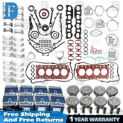 Engine Rebuilding Overhaul Kit for Porsche Panamera Cayenne 970 955 M48 4.8T V8 - Image 1 of 4
