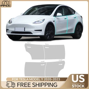 For Tesla Model Y 2020-2023 Doors PPF Precut Paint Protection Film Gloss Clear - Picture 1 of 20