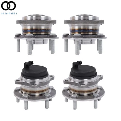 Conjunto de buje y cojinete de rueda delantera y trasera de 4 piezas para Kia Sorento 2011 2012 2013 Foto 1 de 4