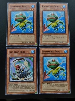 3x Submarine Frog - CRMS-EN087/EN029 - Common 1st Unlitmited YuGiOh Frog Bundle - Image 1 of 4