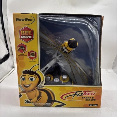 2007 DreamWorks BEE MOVIE Flytech Barry RC Winged Flight Radio Shack NOS - Image 1 of 4