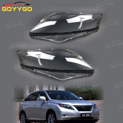 Paar Autoscheinwerfer Abdeckscheibe Shell für Lexus RX270 RX350 RX450 2009-2011 - Bild 1 von 4