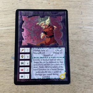 1997 quasi nuovo + carta foil ultra rara Ani-Mayhem Dragon Ball Z Super Saiyan Goku - Foto 1 di 2
