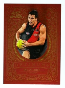 2022 AFL Select Optimum Plus Card - Dylan Shiel Essendon Bombers #376/450 - Picture 1 of 3