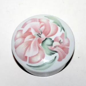 Caja baratija redonda Limoges Porcelain d’Art Anais Anais Francia porcelana MNP - Imagen 1 de 6