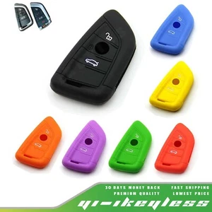 Funda Silicona Apta para BMW Serie 3 5 7 X5 X6 3 4 Botones Mando a Distancia Llave Inteligente - Imagen 1 de 22