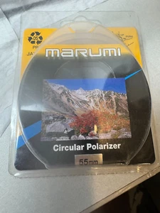 Filtro Polarizador Circular Marumi 55mm Nuevo Antiguo Stock - Imagen 1 de 2