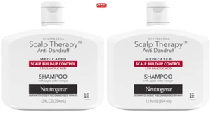 Neutrogena Scalp Therapy Anti-Dandruff Scalp Build-Up Control Shampoo 12oz 2Pack - Picture 1 of 2