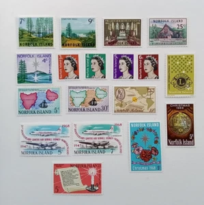 Norfolk Island 1966-1969 stamps mint - Picture 1 of 2